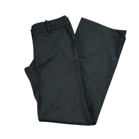 Ann Taylor Loft Marisa Women Straight Low Rise Dress Pants SZ 0 Black Houndstoot - Picture 10 of 14
